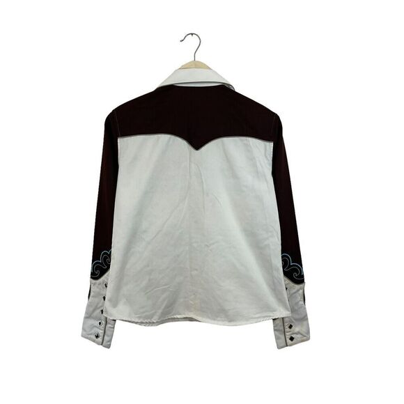 Panhandle Slim Western Black and Cream Shirt - Picture 3 of 16